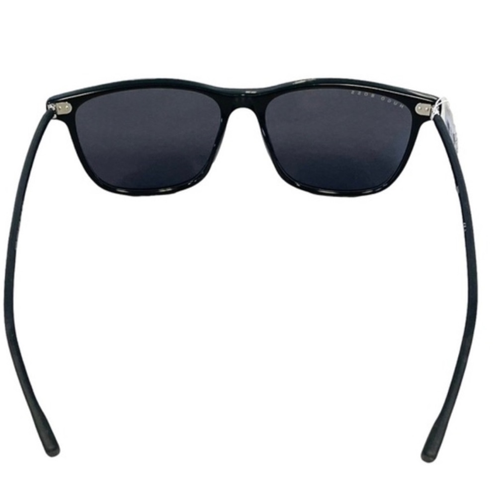 BOSS Hugo Boss Black/Gray Soft Square Polarized Unisex Sunglasses NWT - Picture 5 of 13